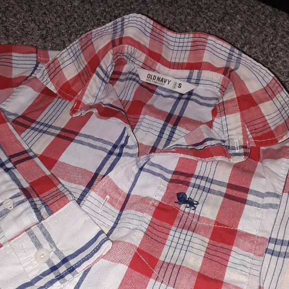 Boy's button up plaid shirt - Picture 2 of 3